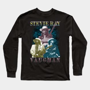 Stevie Ray Vaughan Vintage Bootleg Long Sleeve T-Shirt